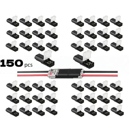 Flash Sale20K+ SOLD!Double-Wire Plug-in Connector Led Light Strip Connectors 2 Pin