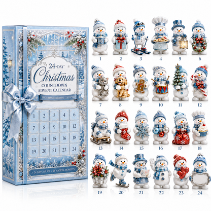 24-Day Christmas Countdown Advent Calendar – Snowman Christmas Series