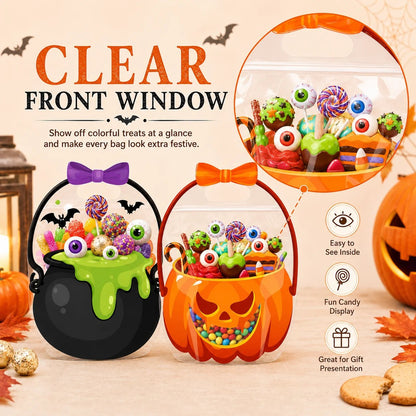 Last Day 50% OFF - Halloween Plastic Goodie Bags