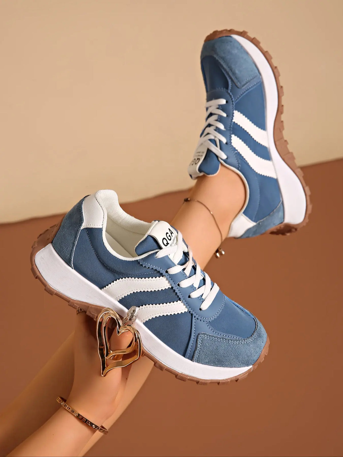 Women's Trainers – Lace-Up, Non-Slip