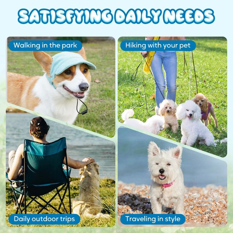 UV-Blocking Pet Baseball Hat – Stylish Sun Protection for Dogs
