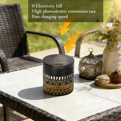 Retro Solar Outdoor Lanterns