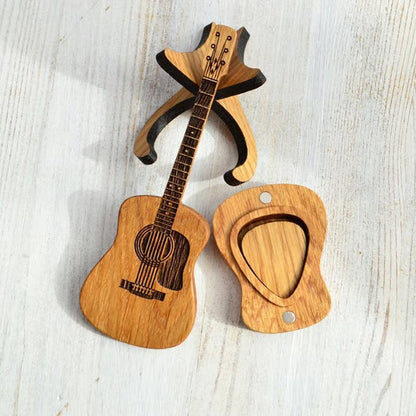 LAST DAY 55%OFFWooden Acoustic Guitar Pick Box