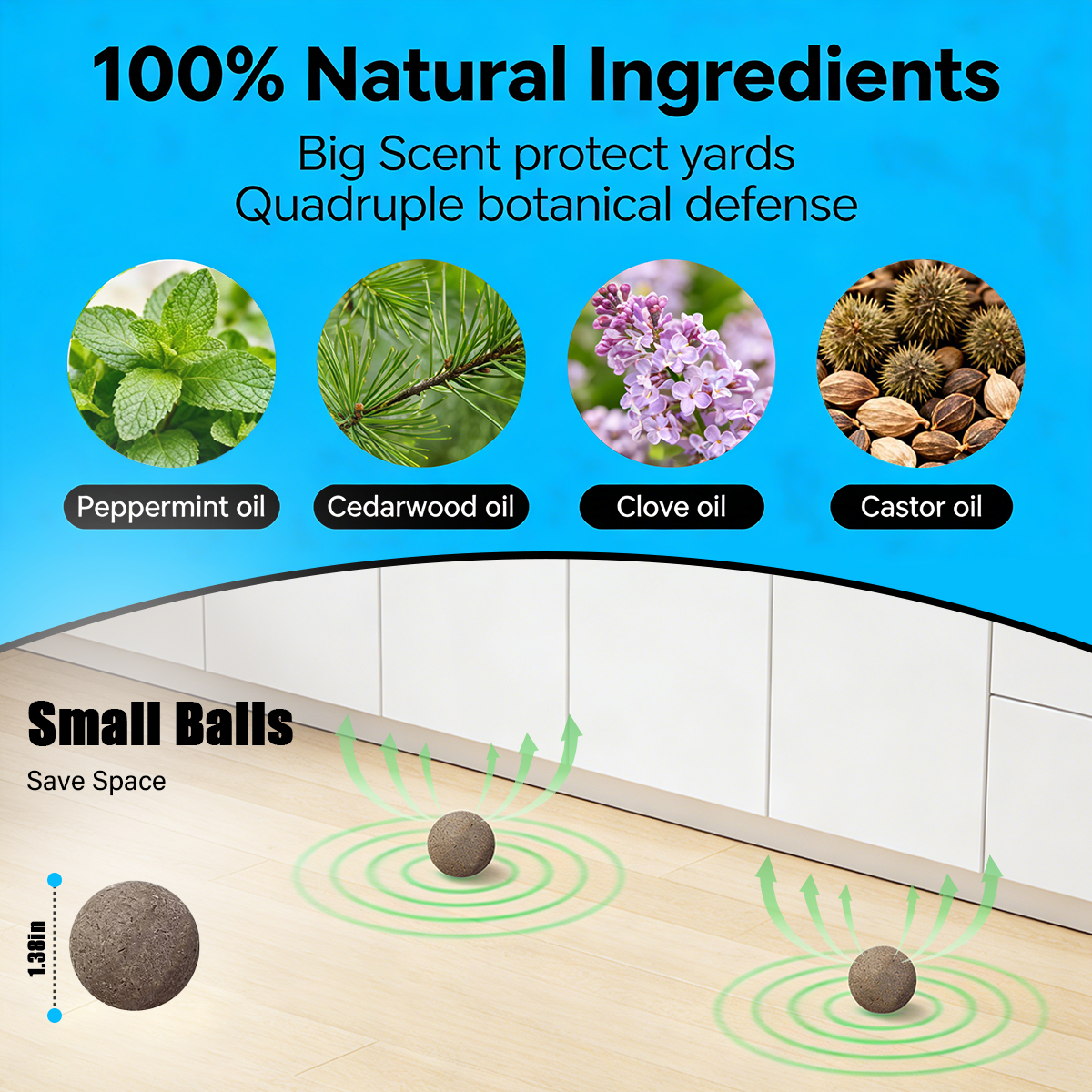 12-Pack Natural Peppermint Oil Rodent Repellent: Pet-Safe Pouches for Indoors & Outdoors