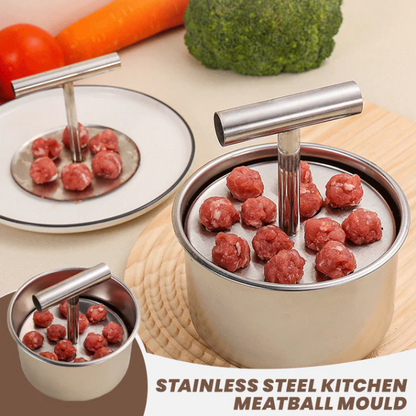 2026 Kitchen Must-Have Stainless Steel Meatball Maker – Easy Press & Perfect Shape