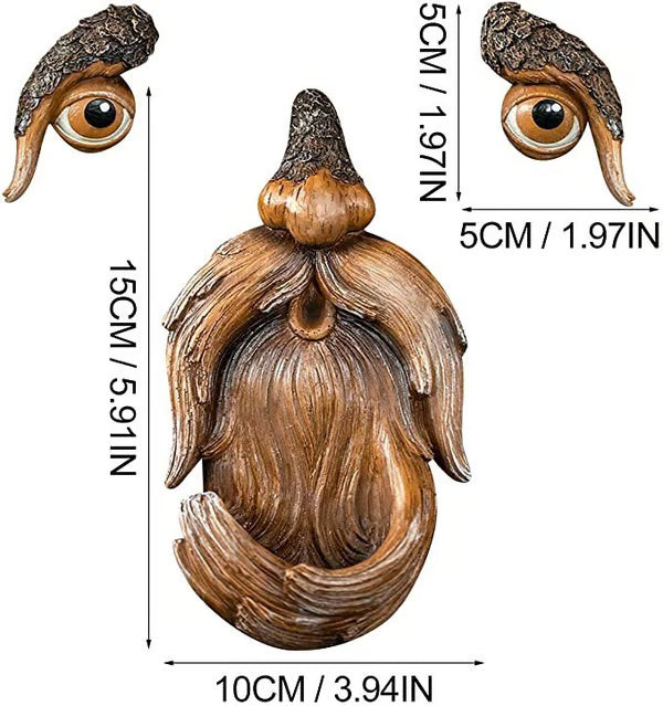 53%OFF Whimsical Tree Face Bird Feeder – Resin Garden Art Decor