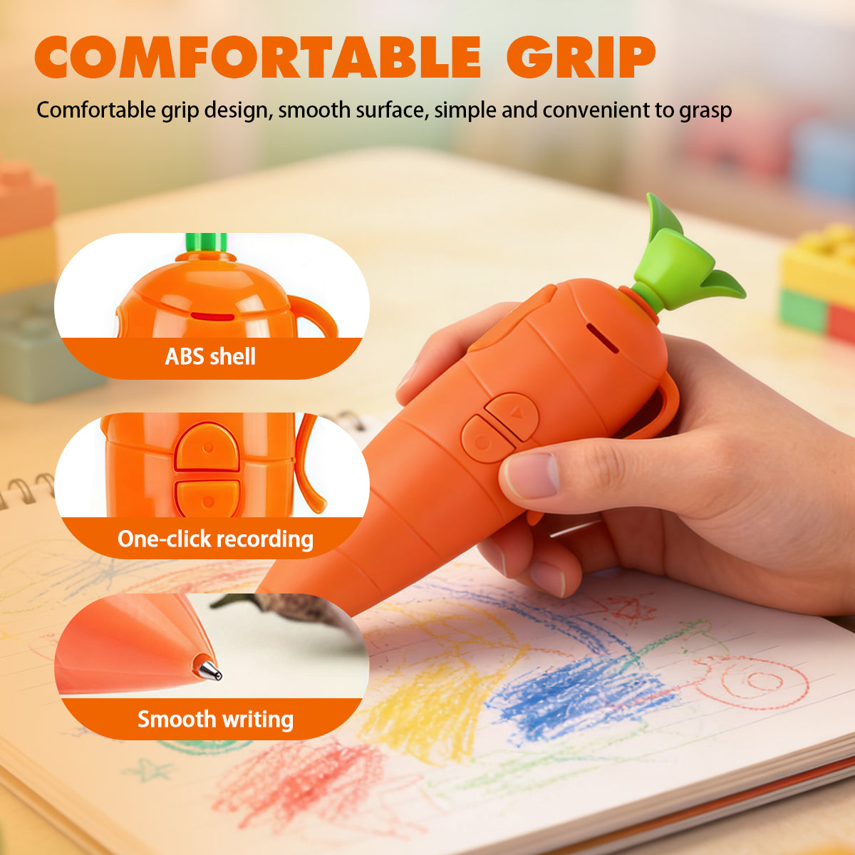 Carrot That Talks: 60-Second Voice-Recording Magic Pen