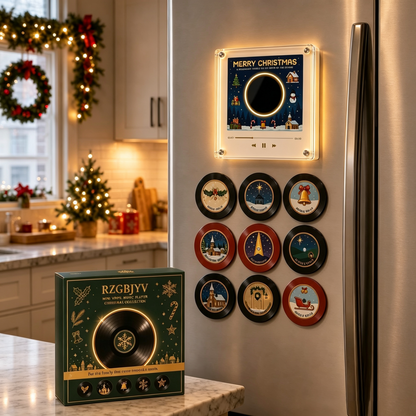 NFC-enabled Holiday Music Fridge Magnet