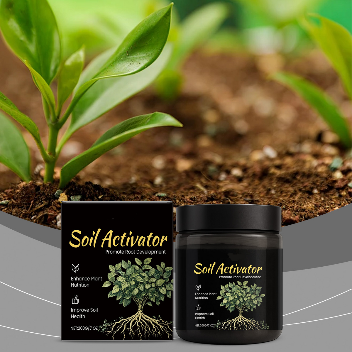 Humic Acid Soil Conditioner Concentrated Formula For Garden Lawn