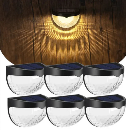 Solar Step Lights – Waterproof Garden Glow in Warm, White & Color Modes