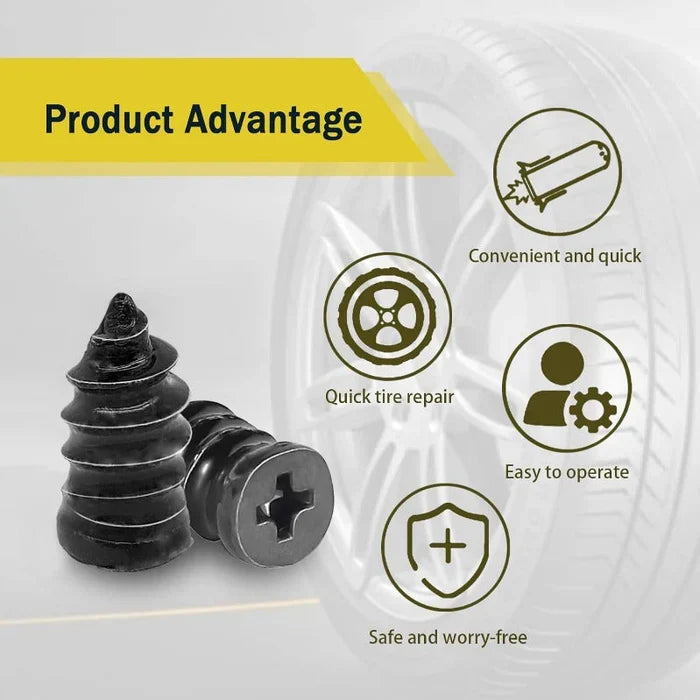 Self-Sealing Tire Repair Screws – Instant Leak Fix & Fast Tire Restore