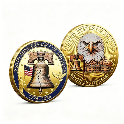LAST DAY 50% OFF9PCS USA 250th Anniversary Commemorative Coin Gift Set