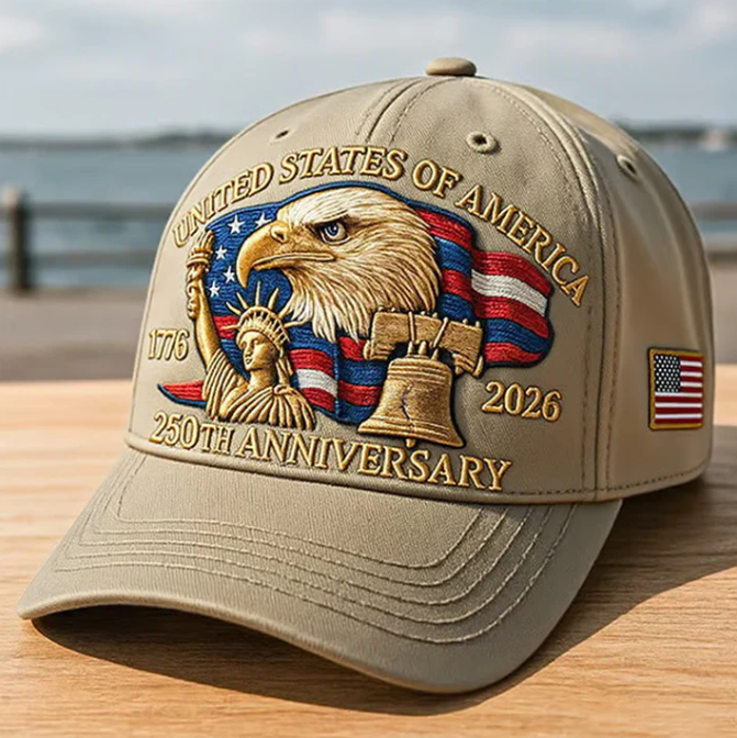 Limited Edition Eagle & Liberty Commemorative Hat – United States 250th Anniversary