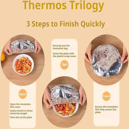 Reusable Aluminum Foil Food Cover (40pcs)