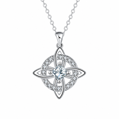 Mystical Birthstone Witches Knot Necklace – Natural CrystalProtect Your Loved Ones
