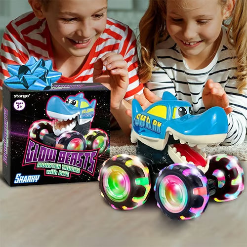 Hot Selling Light-Up Monster Truck – Press & Go Stunt Car for Kids