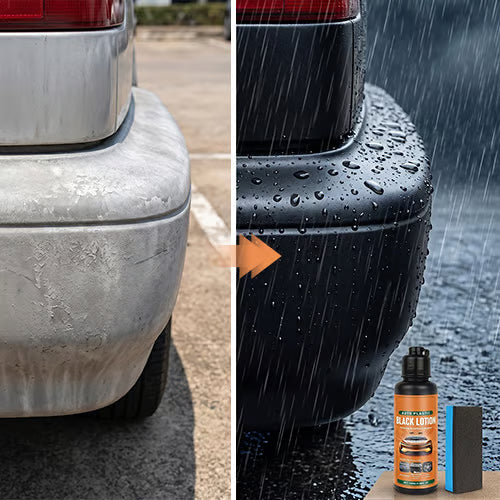 2026 New Upgrade! Plastic Restorer for Cars – Interior Trim Cleaner, Stain Remover & Deep Black Shine Restoring Spray