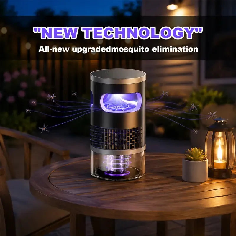 50K+ Sold Indoor Light & Suction Bug Trap Non-Zapper Catcher for Mosquitoes and Flying Insects