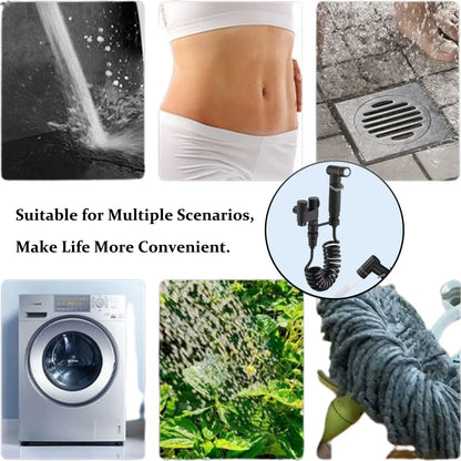 Last Day 50% OFF 1-In-2-Handheld Out Dual Control Valve Bidet Sprayer for Toilet