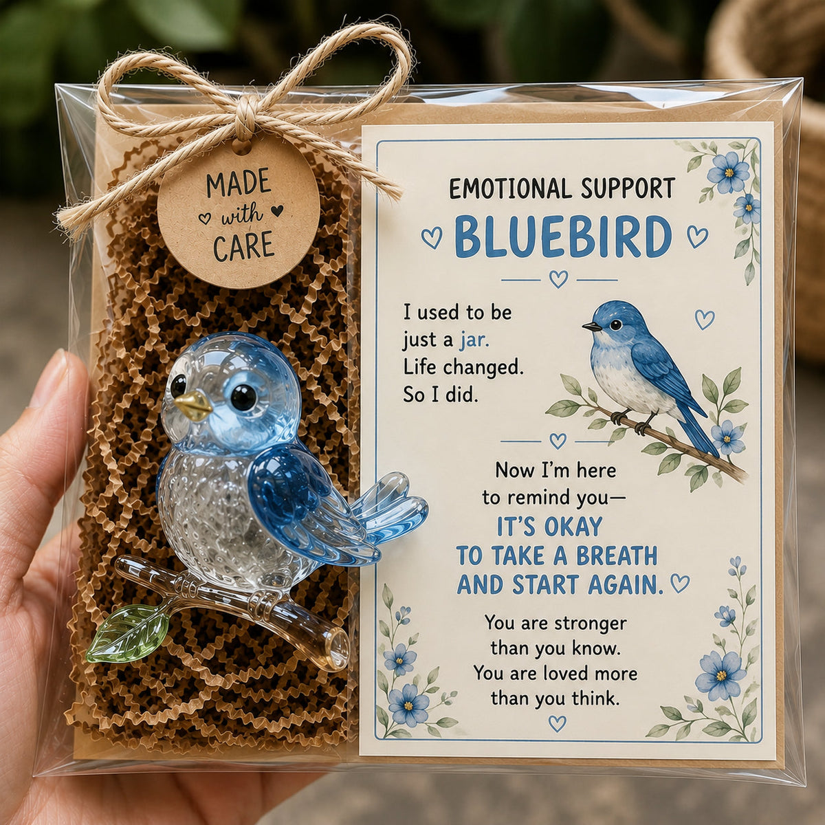 Buy 3, Get 1 Free Emotional Support Glass Animal Gift – A Little Reminder You Matter.