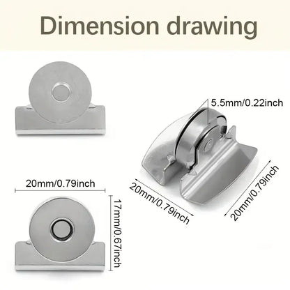 Seamless Magnetic Buckle Clasp for Bags, Clothing and DIY Crafts