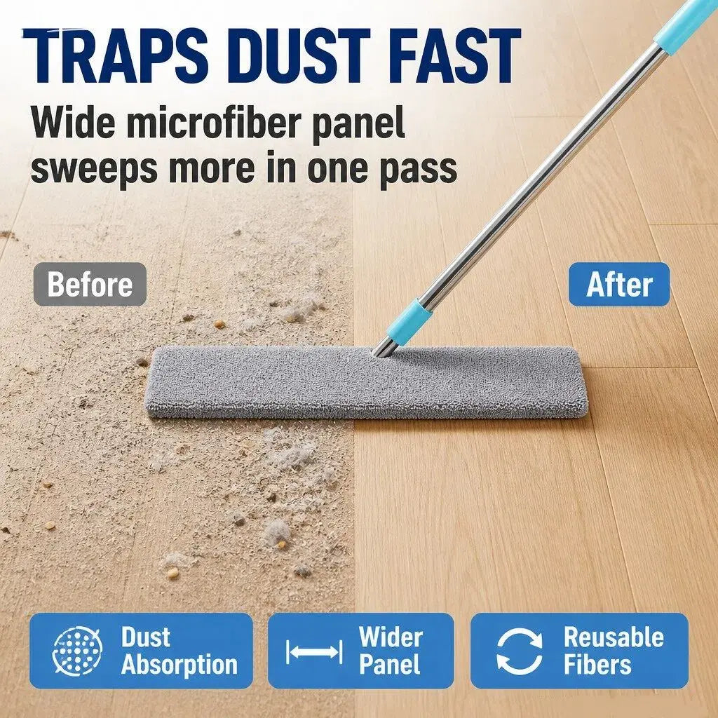 Replacement Gap Duster for Home Corner Place, Durable Flexible Arbitrary Bending Microfiber Dust Brush