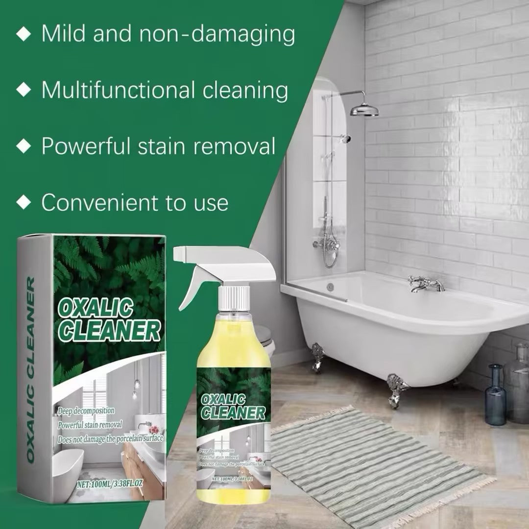 2026 HOT SALE50K+ SOLD! 【CLEARANCE!】Molecular-Level Cleaning Tech! Oxalic Bathroom Cleaner Dissolves Rust & Limescale 78% OFF