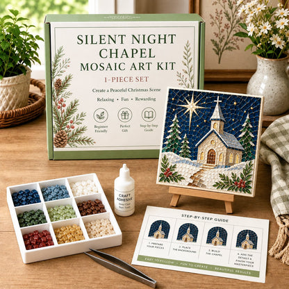 LAST DAY 49% OFF - Nativity Sea Glass Art Kit – Beginner-Friendly