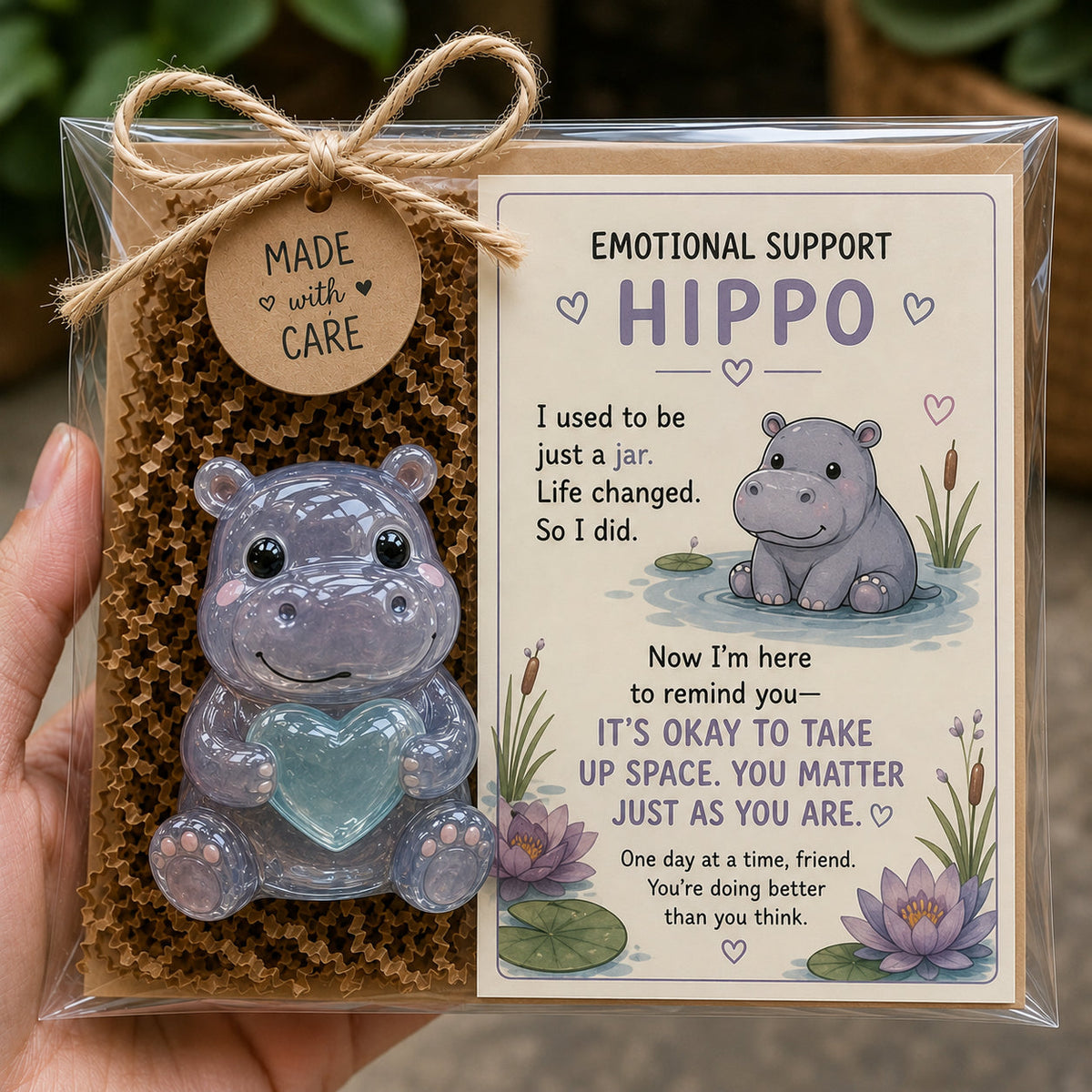 Buy 3, Get 1 Free Emotional Support Glass Animal Gift – A Little Reminder You Matter.