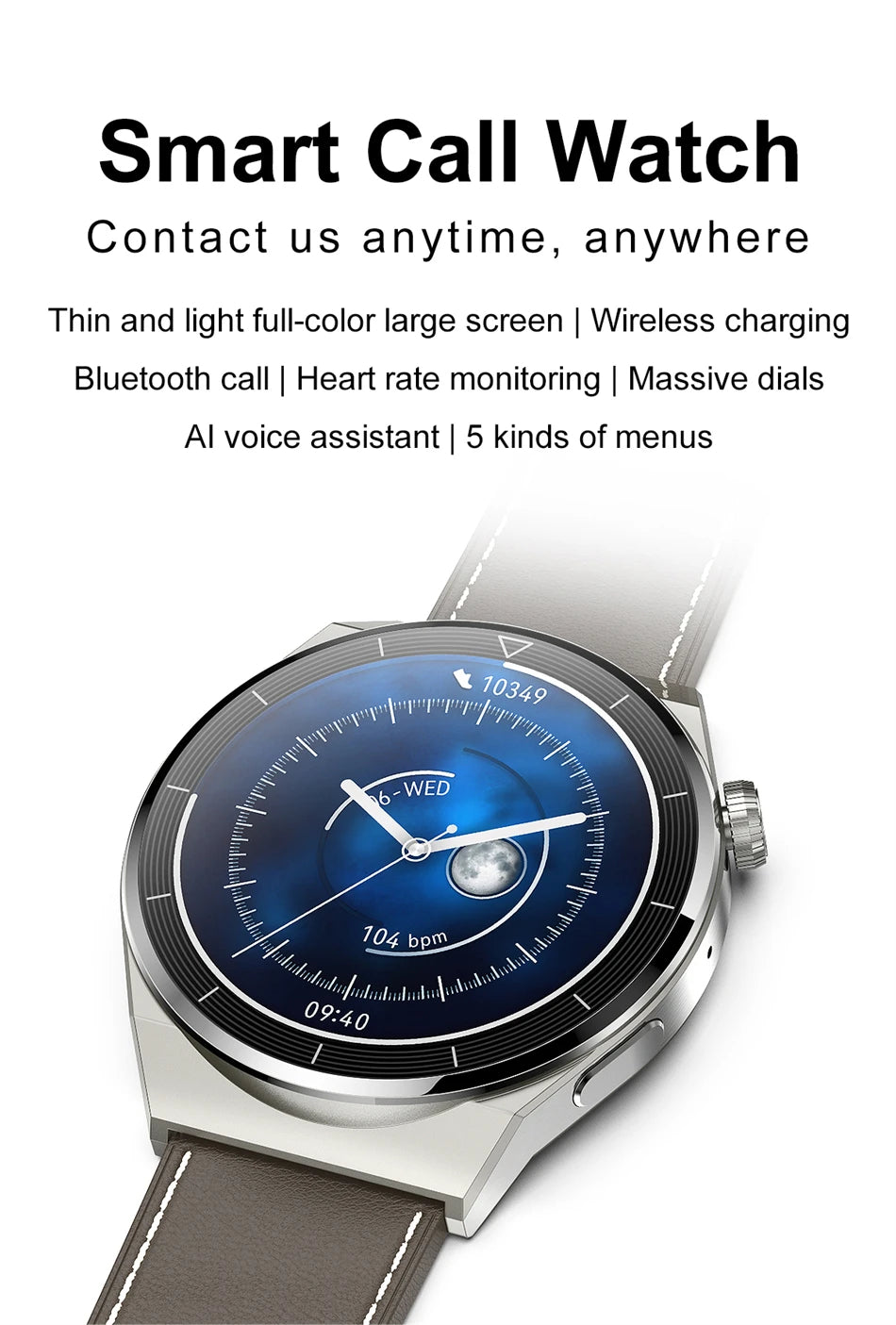 4G Smartwatch: Phone Calls & Connectivity with Sophistication