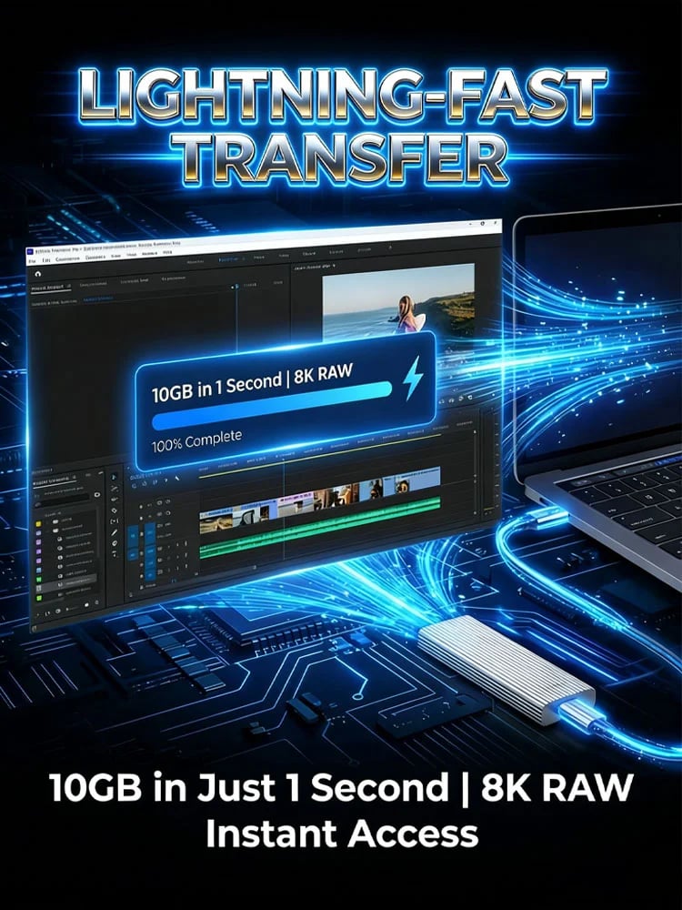 Flash Sale 50K+ SOLD! Almost Gone-16TB Large-Capacity Type-C Portable Mini SSD