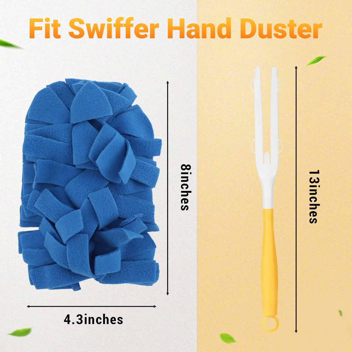 Reusable Electrostatic Duster Refills with Handle