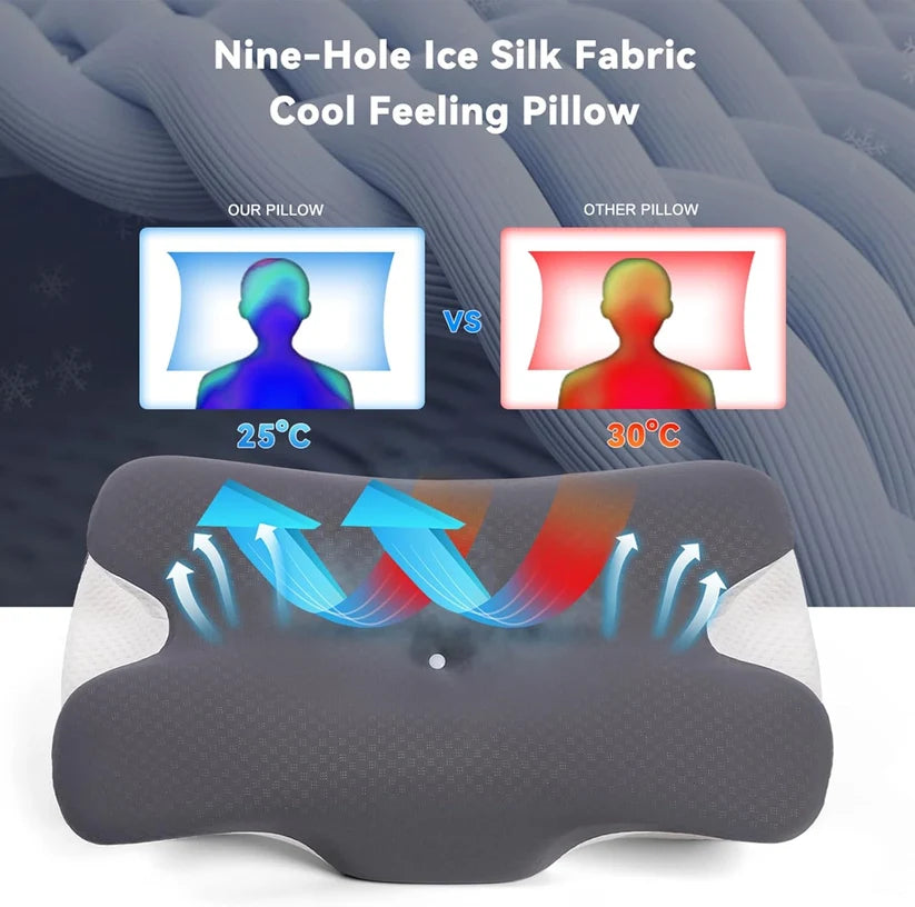 The Storche™ Cooling Butterfly Memory Foam Pillow