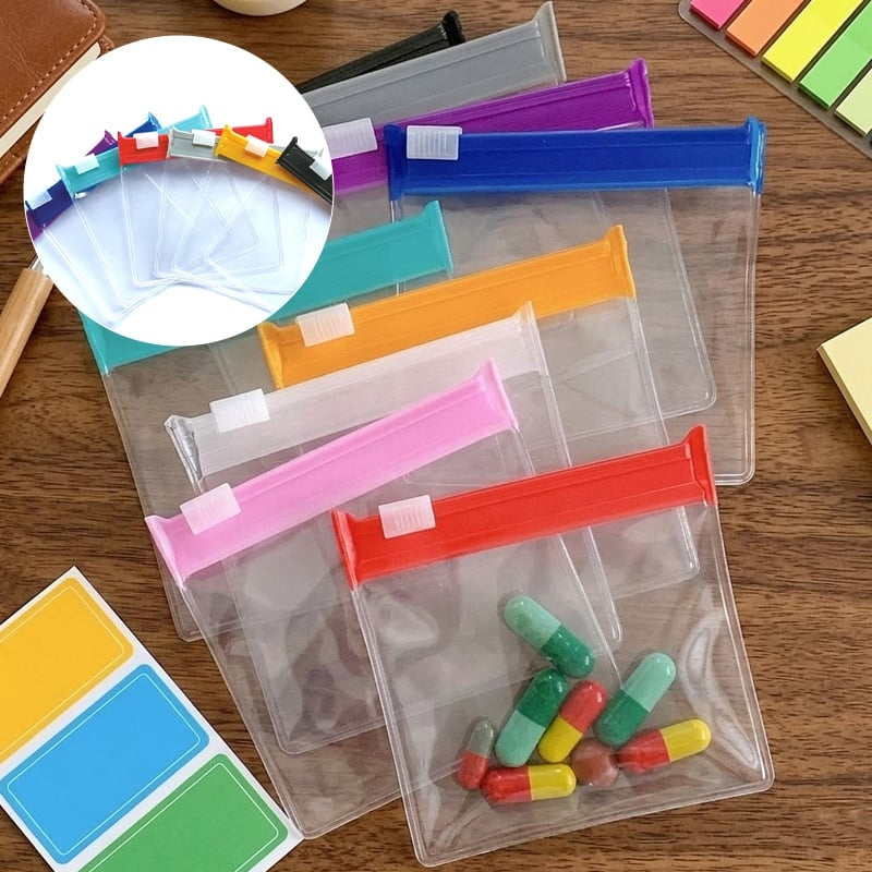 Self-Sealing Zip Storage Bags for Travel & Daily Organization