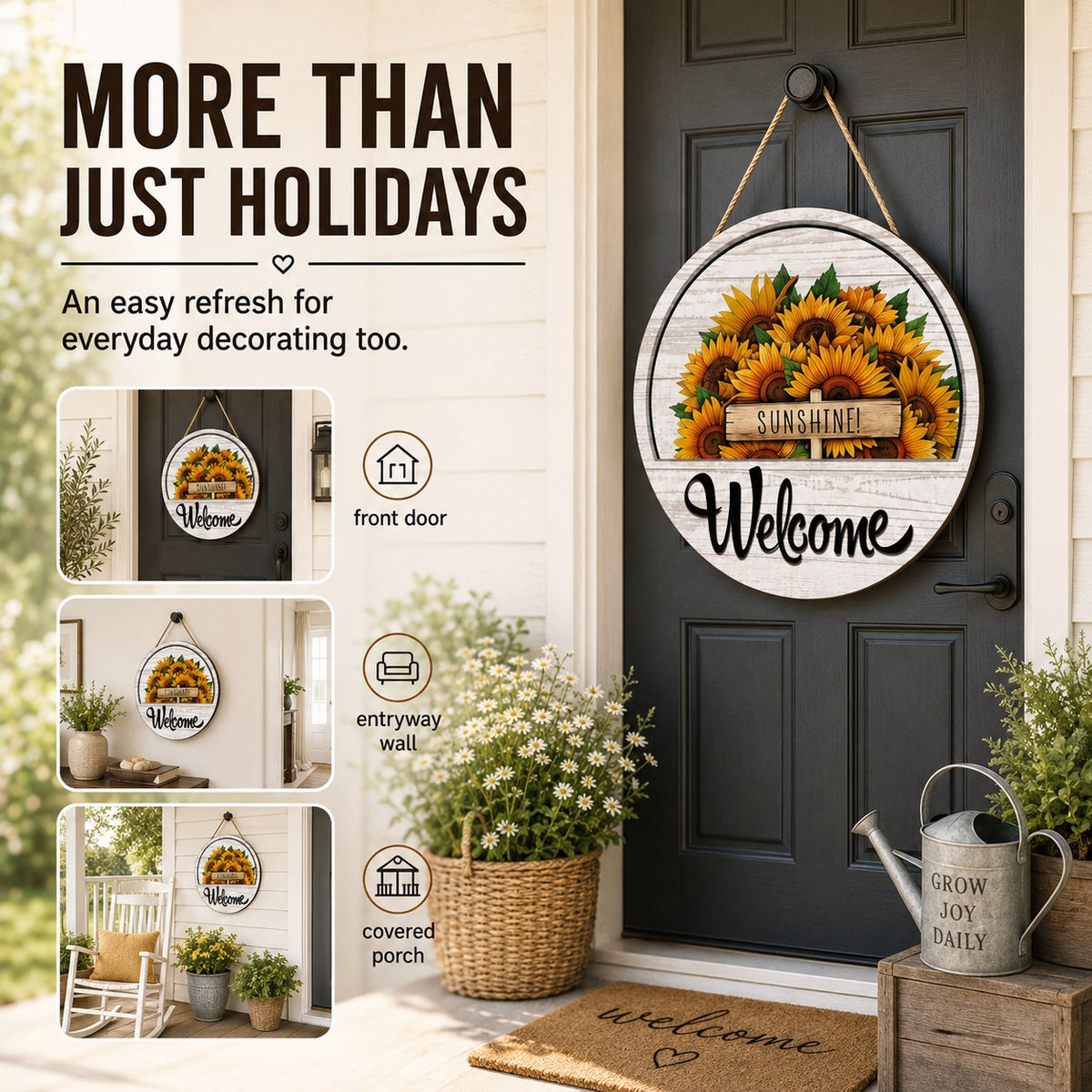 Refresh Your Door All Year — 16 Designs