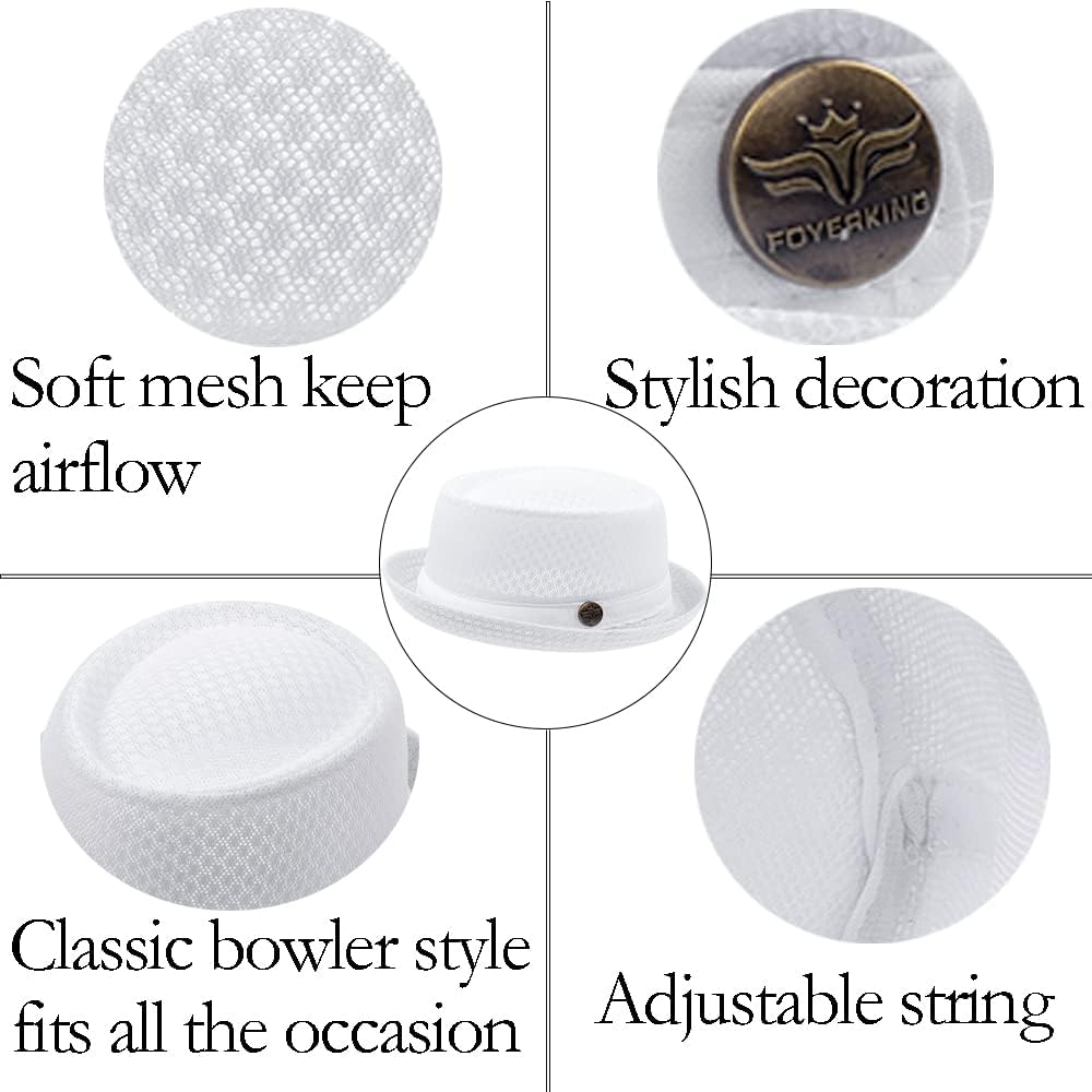 2026 HOT SALE50% OFF NOWSummer Breathable Mesh Pork Pie Hat