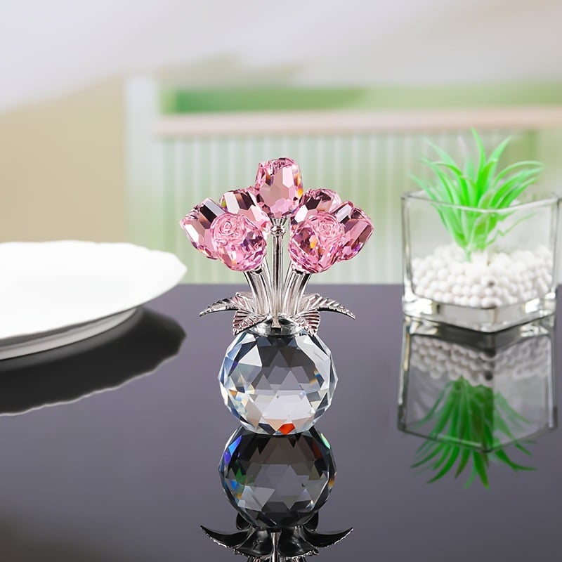 Eternal Colorful Rose Ornament – A timeless symbol of love and elegance
