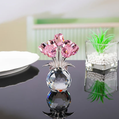 Eternal Colorful Rose Ornament – A timeless symbol of love and elegance