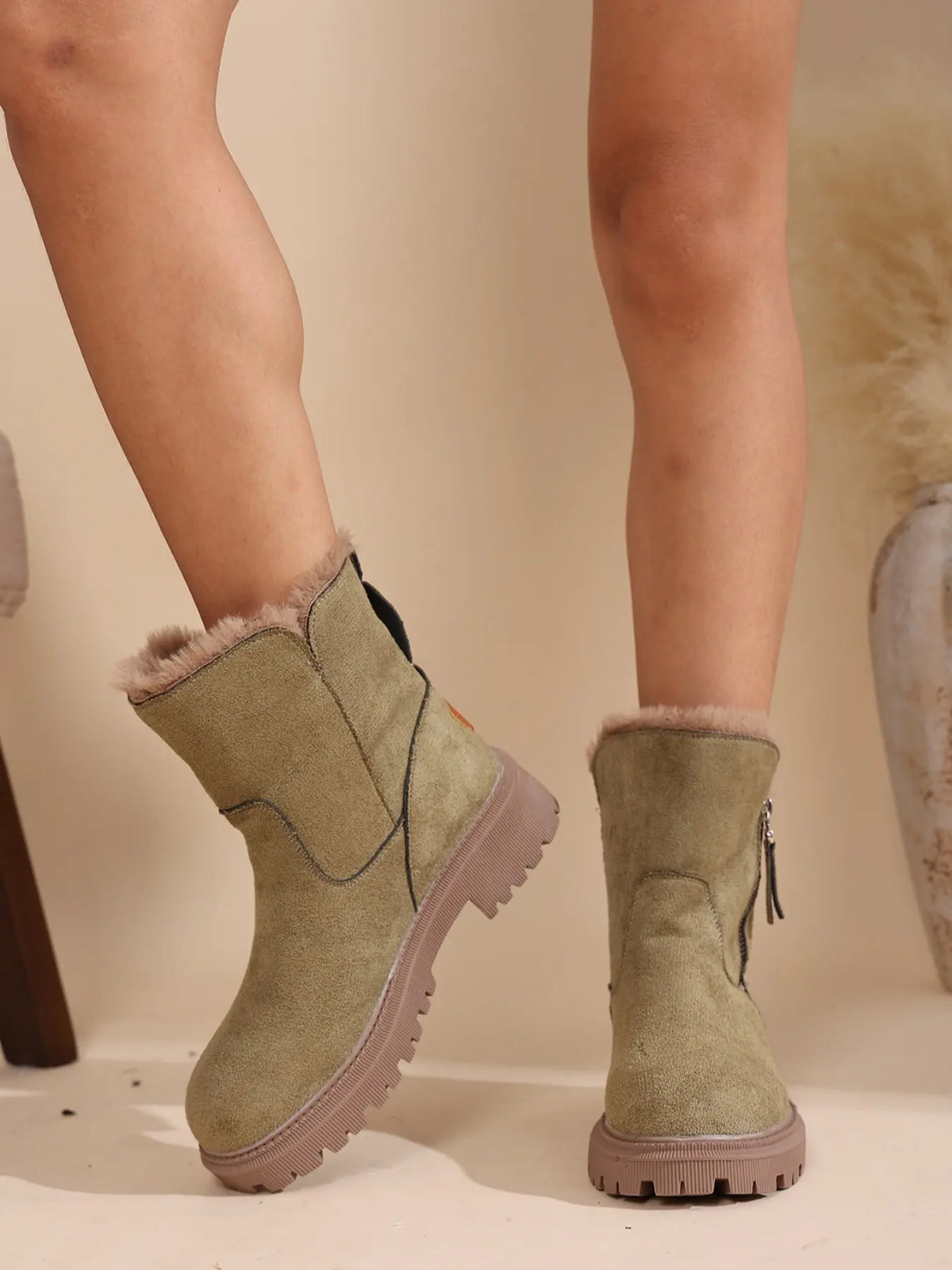 Women's Ankle Boots – Chunky Sole
