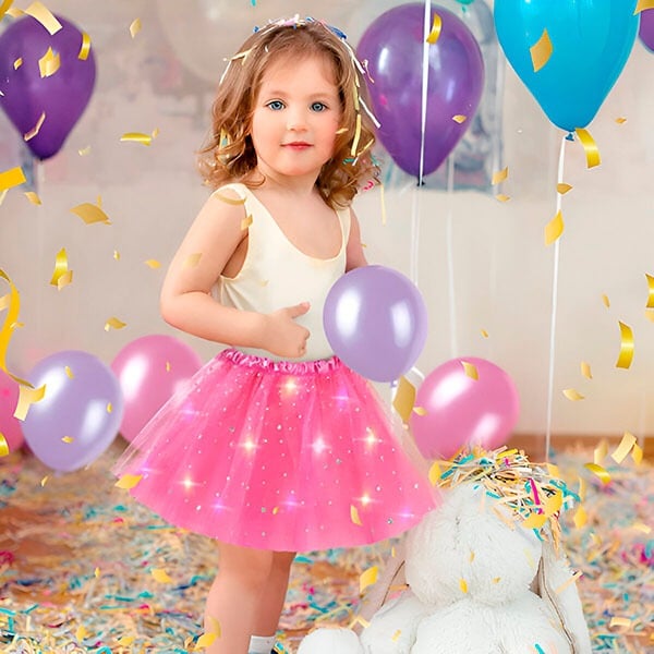 Princess Glow LED Skirt | Soft, Safe & Stretchy for All-Day Play– Last Chance at This Price!