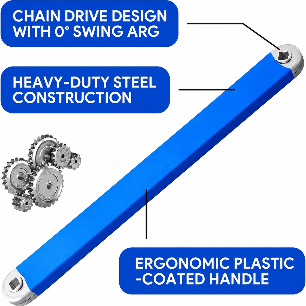 Offset Extension Wrench for Tight Spaces