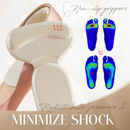 Anti-slip Heel Liners Soft Cushion Heel Protector Pads for Women Men Shoes