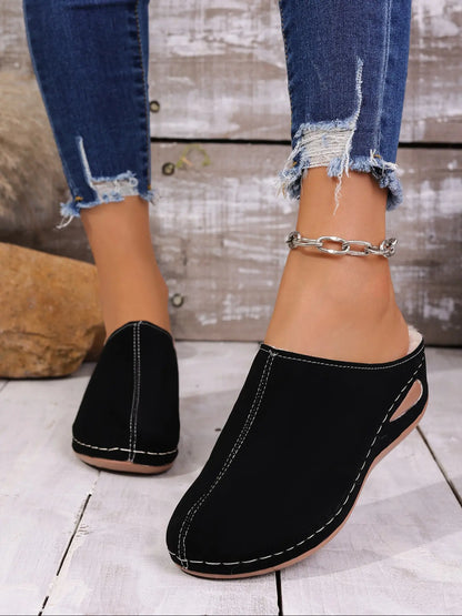 Women's Mules – Chunky Sole, Slip-On