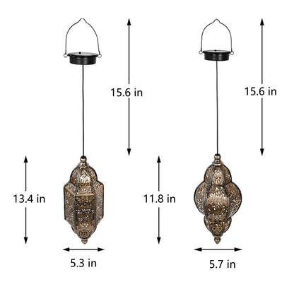 Baroque Style Solar Garden Lantern