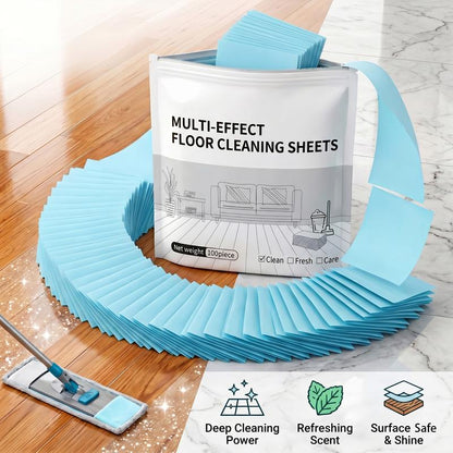 100-Count Floor Cleaner Sheets – Effortless Mopping Solution