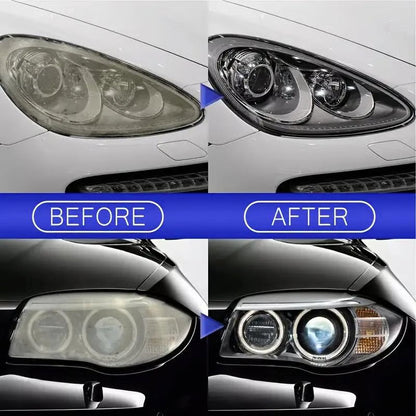 Sand-Free Headlight Restoration Kit: Restores yellowed and cloudy headlights