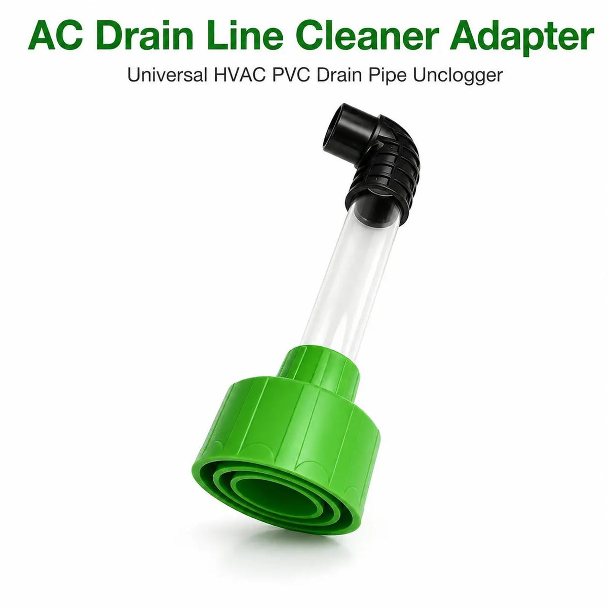 Universal AC Drain Line Cleaner Adapter, Wet/Dry Vacuum Attachment
