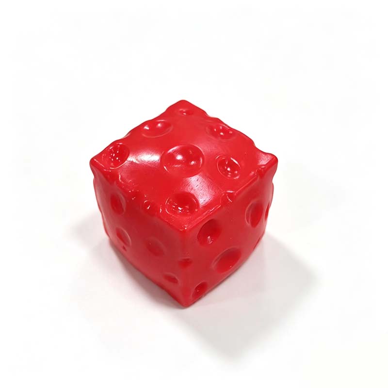 Cheese Cube Squishy Toy, Soft Moldable Petroleum Jelly-Filled Squeeze Ball