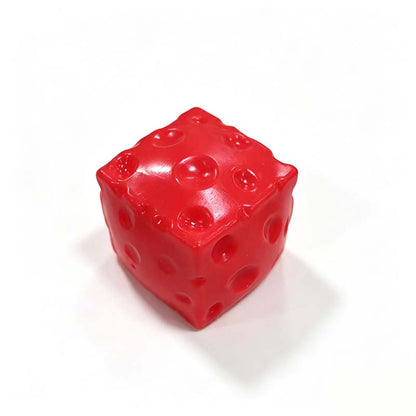 Cheese Cube Squishy Toy, Soft Moldable Petroleum Jelly-Filled Squeeze Ball