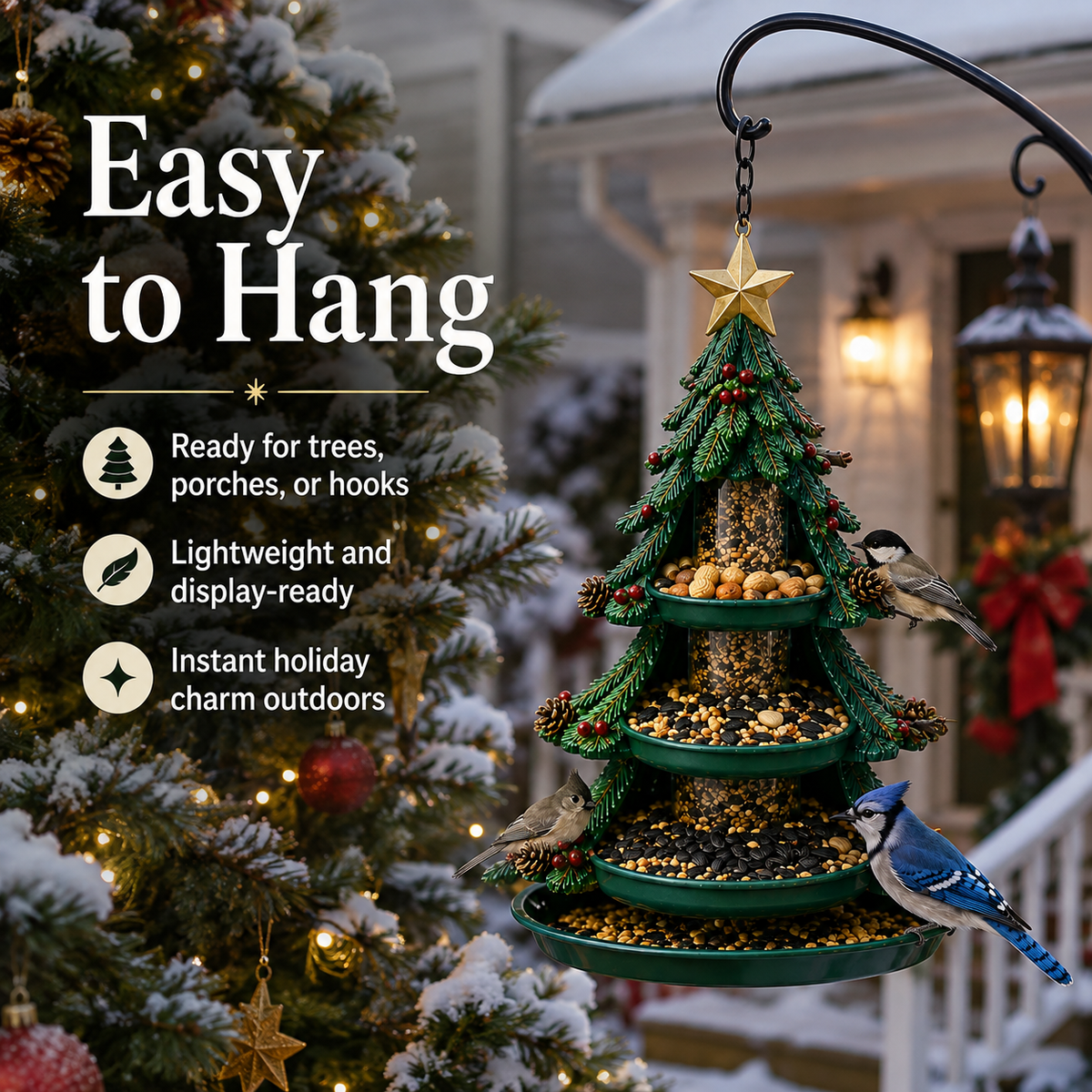 Christmas Bird Feeder Collection